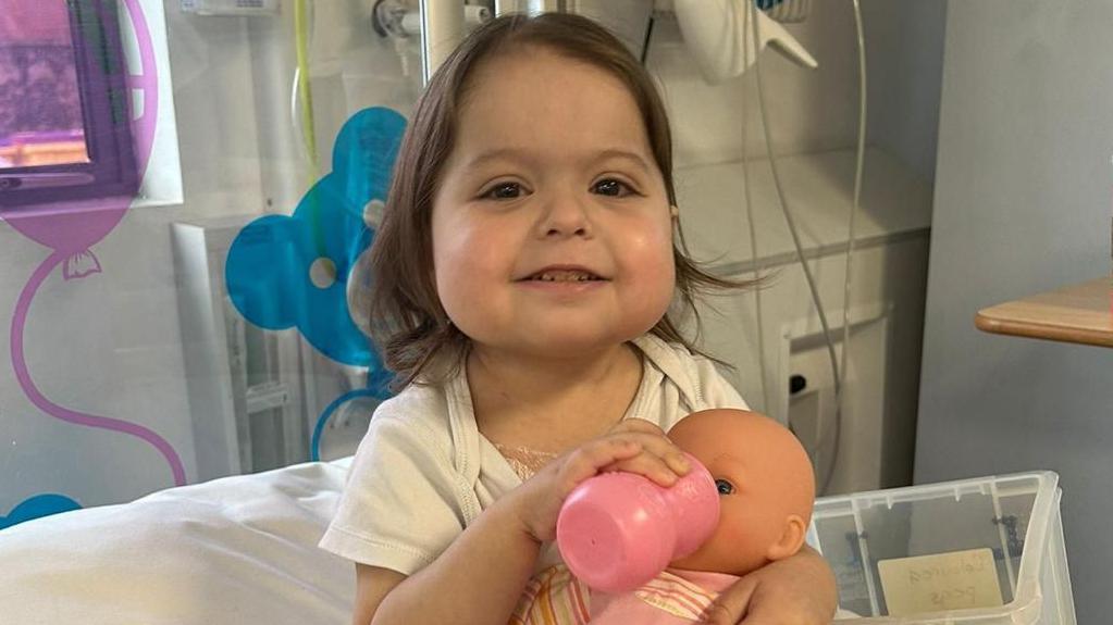 'Thriving' three year old facing second life-changing transplant