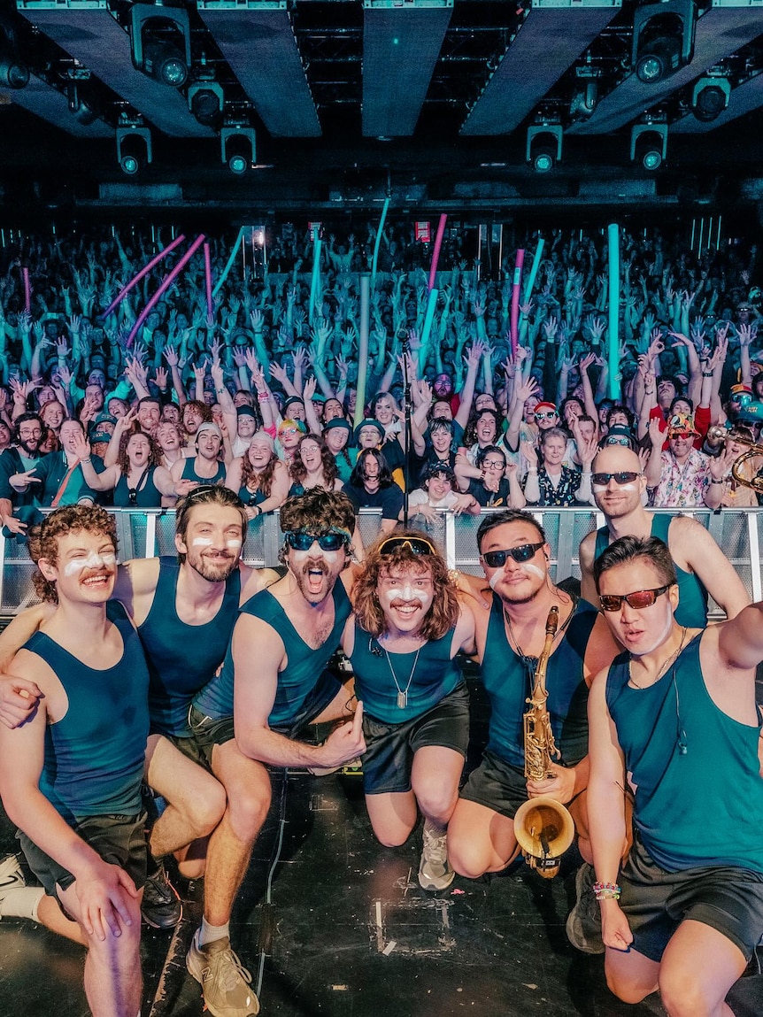 Playlunch in front of a sold out crowd at Melbourne venue 170 Russell at the end of 2025.