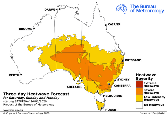 Heatwave forecast for the weekend and into early next week
.