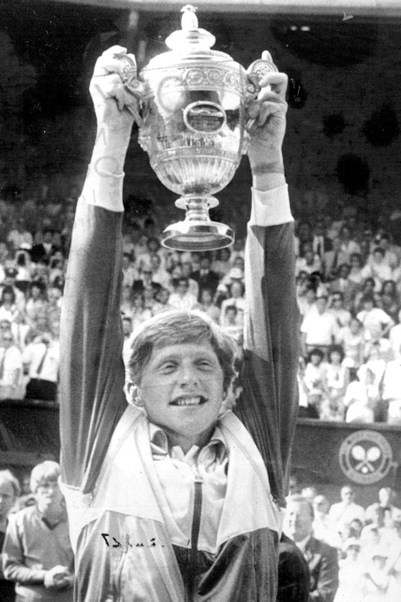 That moment at the All-England club in 1985.