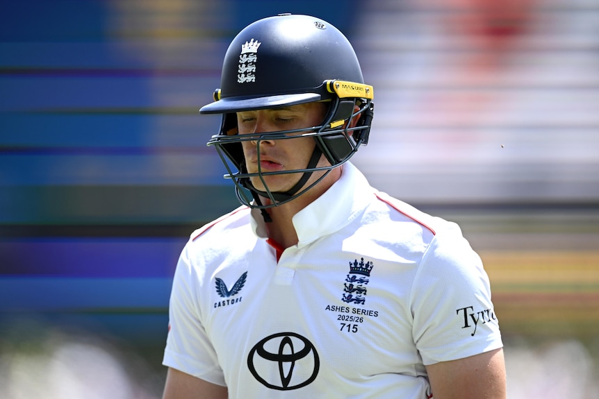 Jamie Smith looks down