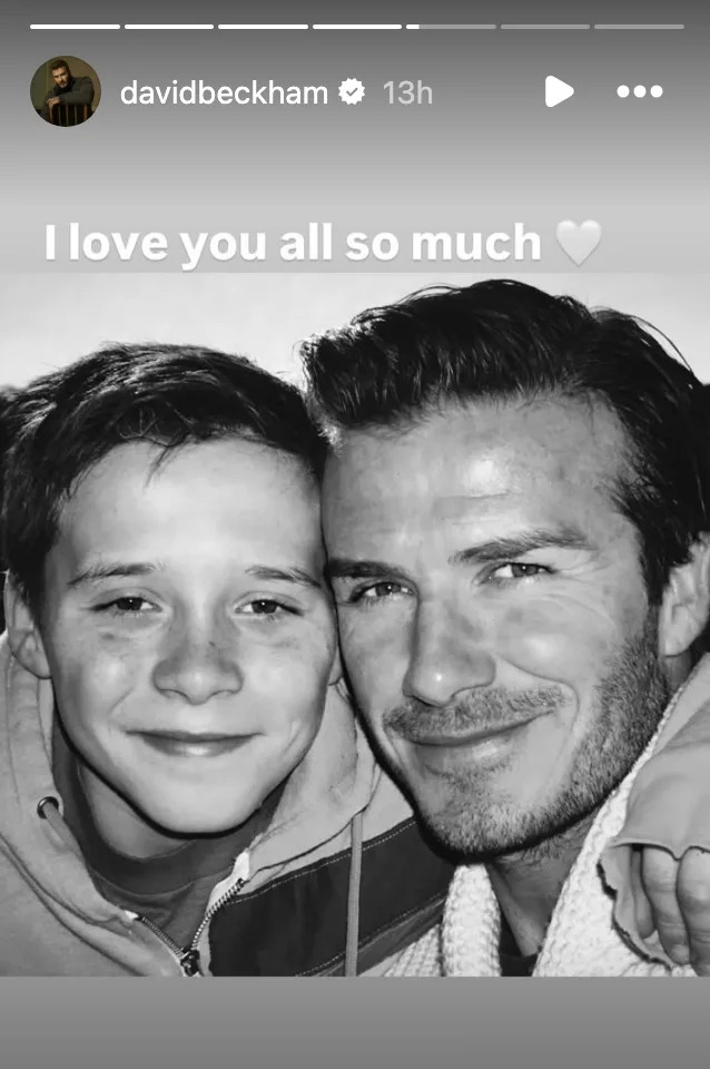   Instagram @davidbeckham / Via Instagram: @https://www.instagram.com/davidbeckham/?hl=en