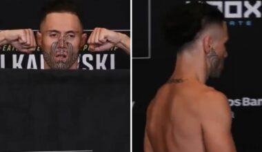 Aaron Tau caught out trying to cheat weigh-in for fight, video