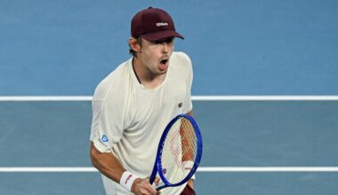 Alex de Minaur defeats Alexander Bublik, night 8 live scores and updates from Sunday January 25, Novak Djokovic opponent pulls out, Jakub Mensik