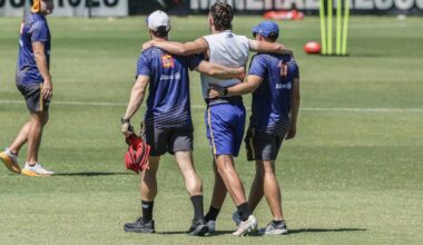 West Coast Eagles put timeline for Brady Hough’s return from ankle injury