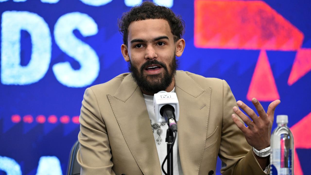 Trae Young speaks after being traded from Atlanta Hawks to Washington Wizards, social media post, press conference, when will Trae Young play for Wizards, latest news