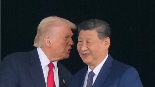 It’s not going to last: US President Donald Trump with Chinese President Xi Jinping.