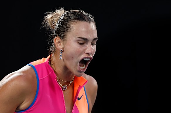 Sabalenka is hunting a third Australian Open title.
