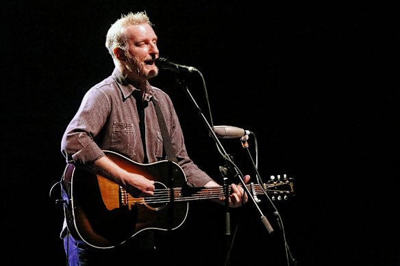 Billy Bragg in concert in Sydney.