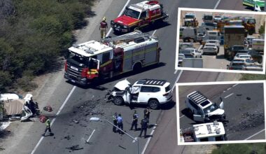 Man dies after horrific multi-vehicle Reid Highway crash forced road closure at Alexander Drive