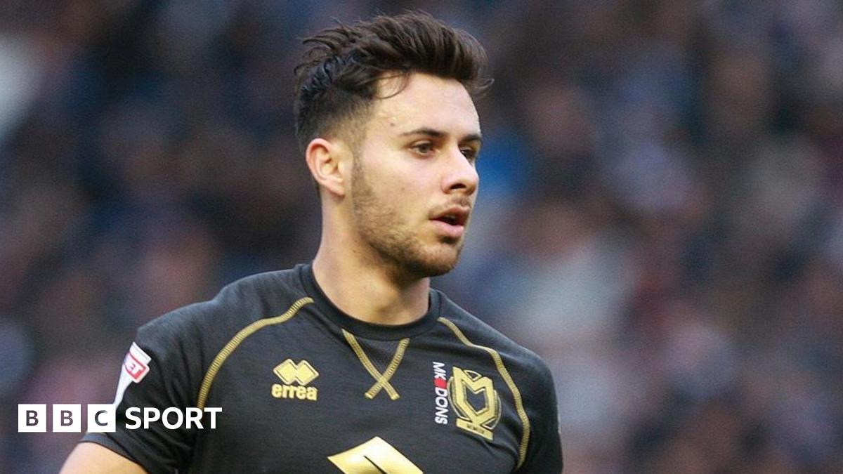 George Baldock playing for MK Dons in 2017