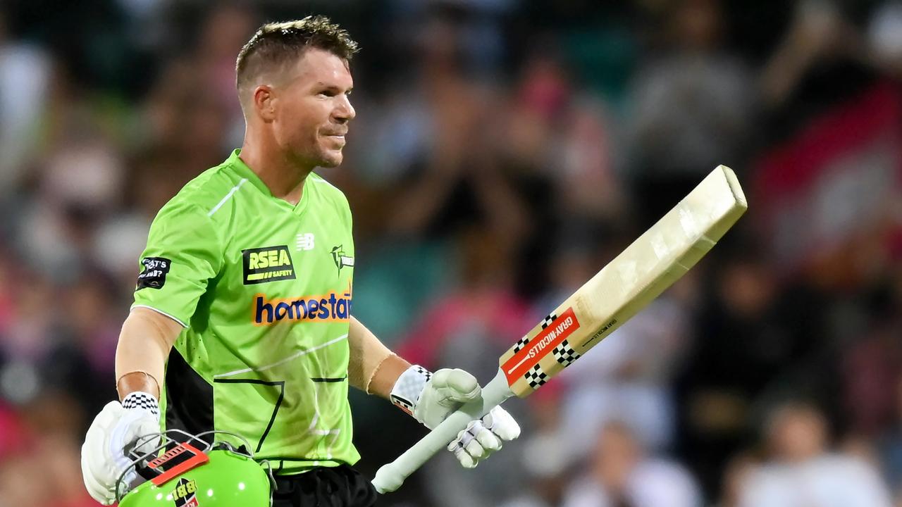 David Warner re-signs with Sydney Thunder, contract, age, latest news