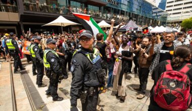 Perth Invasion Day rally: Possible explosive device thrown into crowd, Forrest Place evacuated