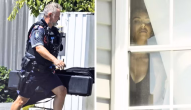 Police seize items from Ben and Tess Crosley during welfare check amid Lachie Neale marriage breakdown