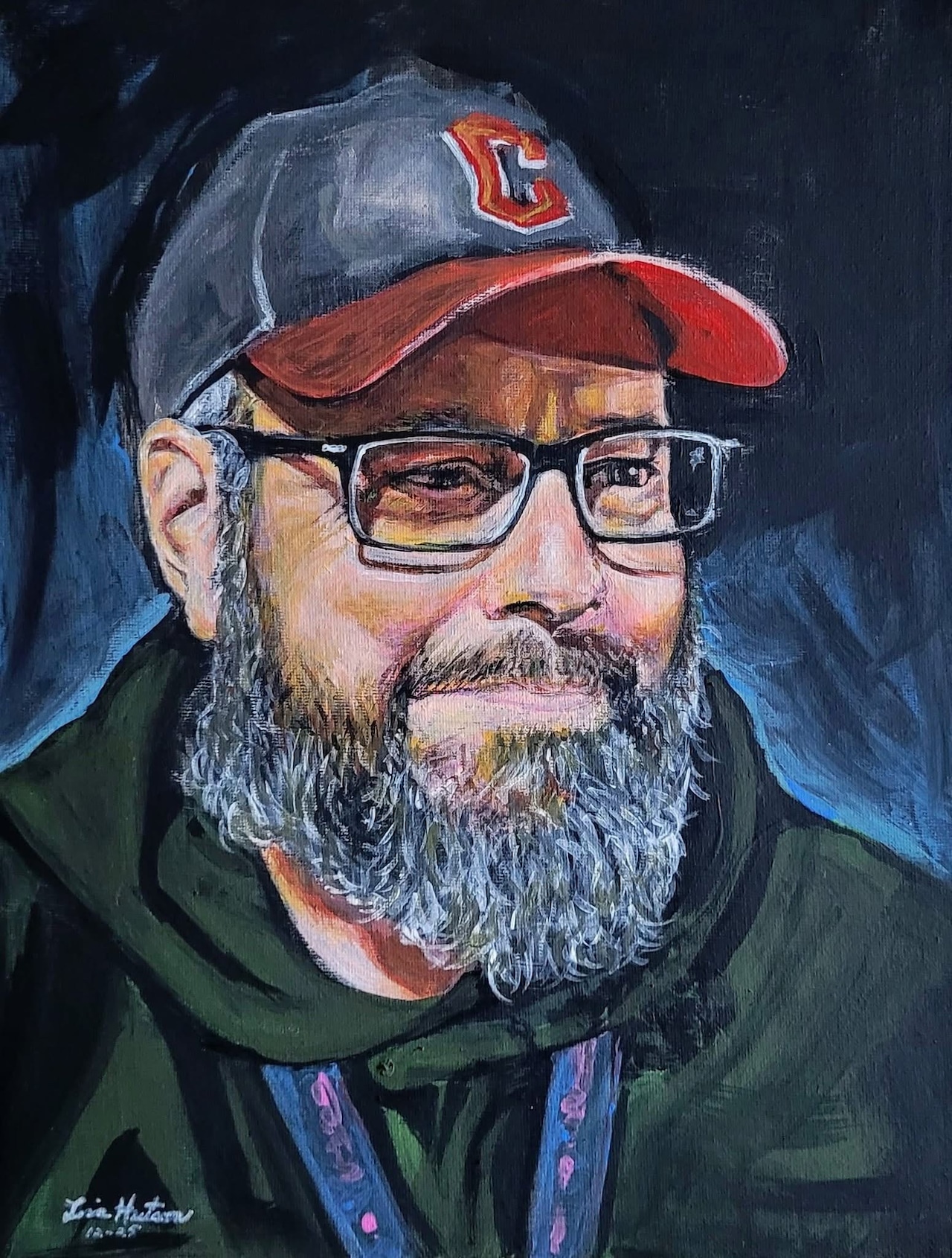 A portrait by Lisa Hutson