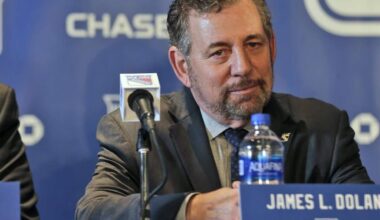 Rangers owner James Dolan reiterates faith in Chris Drury in first interview since 2023