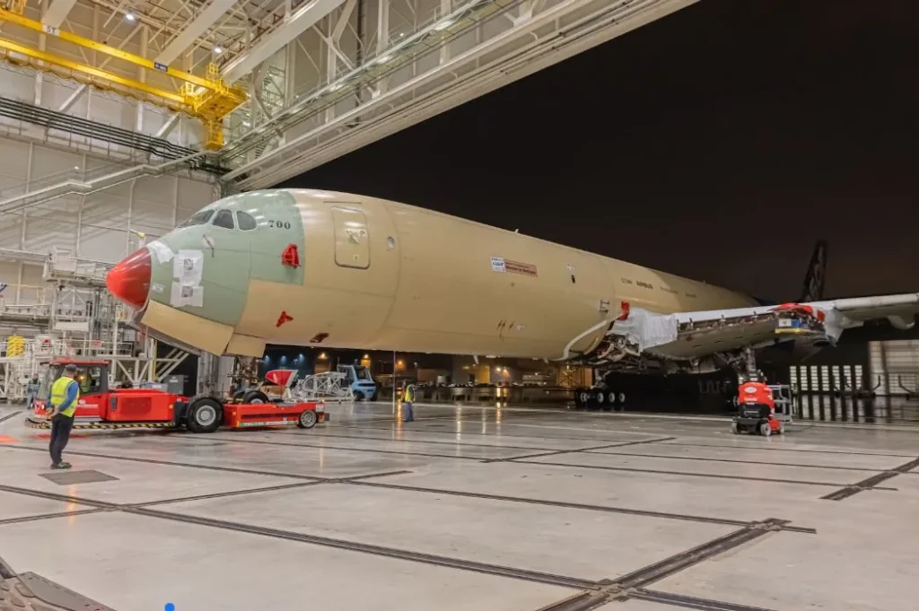 Airbus First A350F getting assembled at Toulouse