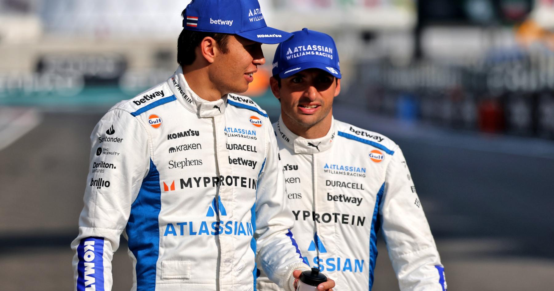 Carlos Sainz and Alex Albon offer response to Williams F1 test withdrawal