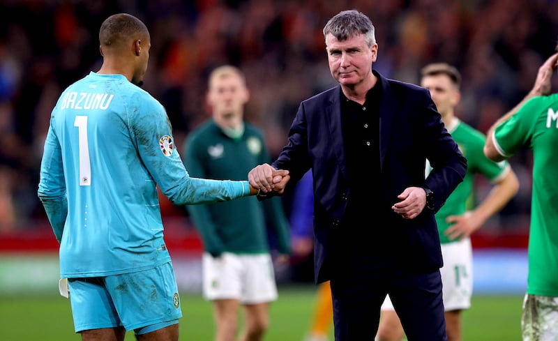 Gavin Bazunu has won 22 senior international caps for Ireland. Photograph: Ryan Byrne/Inpho