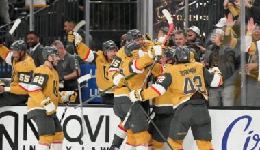 Jack Eichel scores in OT, Mitch Marner collects two assists against former team as Vegas Golden Knights rally past Toronto Maple Leafs