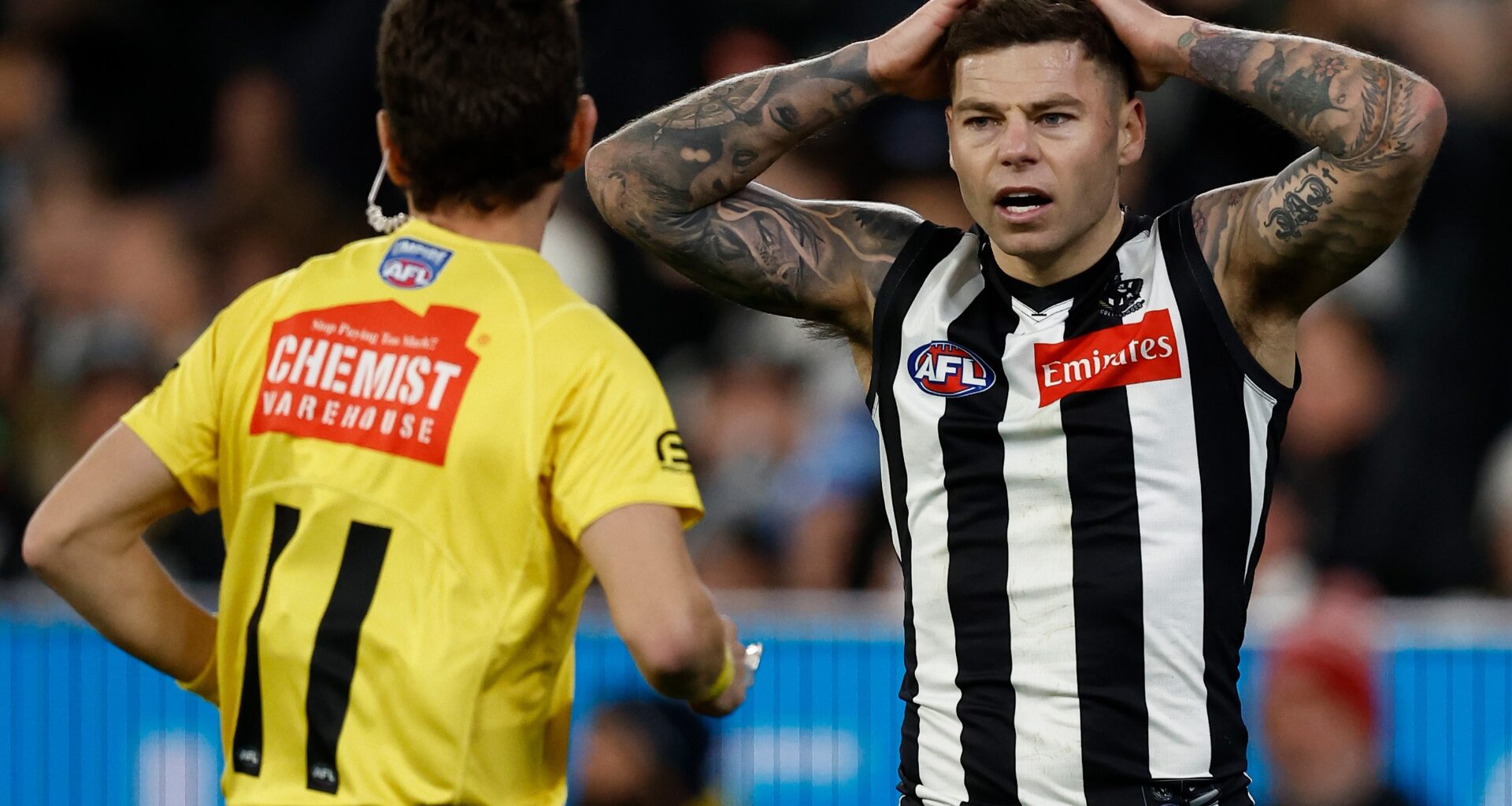 Pies gun relives contentious prelim call