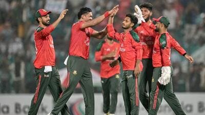 Bangladesh cricketers face uncertain times ahead as cloud over T20 World Cup participation intensifies. (AFP)