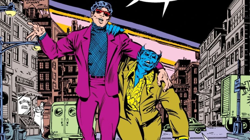 Beast and Wonder Man hanging out