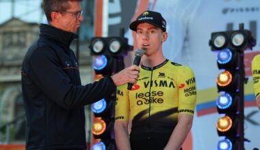 Brennan narrowly misses out on victory in first stage of Tour Down Under - Team Visma | Lease a Bike