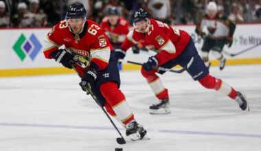 Panthers' Brad Marchand misses third period in loss to Blues