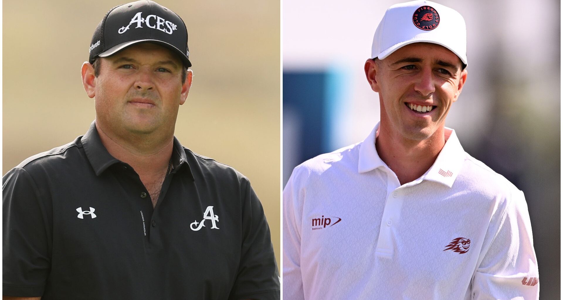 Images of Patrick Reed and David Puig