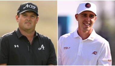 Images of Patrick Reed and David Puig