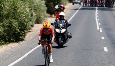WILLUNGA, AUSTRALIA - JANUARY 17: Alessia Vigilia of Italy and Team Uno-X Mobility attacks during the 10th Santos Women's Tour Down Under 2026, Stage 1 a 137.4km stage from Willunga to Willunga 134m / #UCIWWT / on January 17, 2026 in Willunga, Australia. (Photo by Con Chronis/Getty Images)