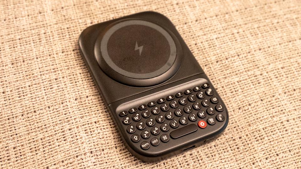 The Clicks Power Keyboard, without a phone attached.