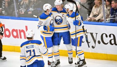 Dahlin steps up in huge way as Sabres rip Leafs