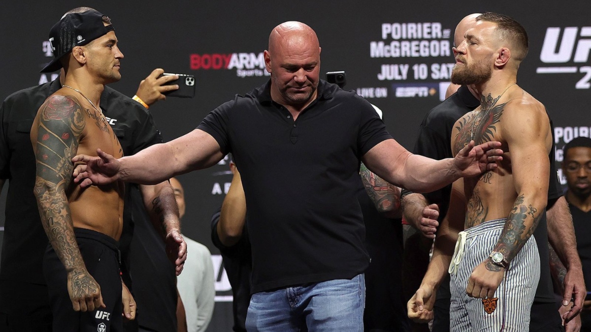 Dustin Poirier and Conor McGregor, UFC