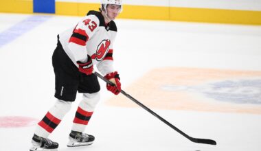 Uh, oh: Devils’ Luke Hughes injured (and it doesn’t sound good)