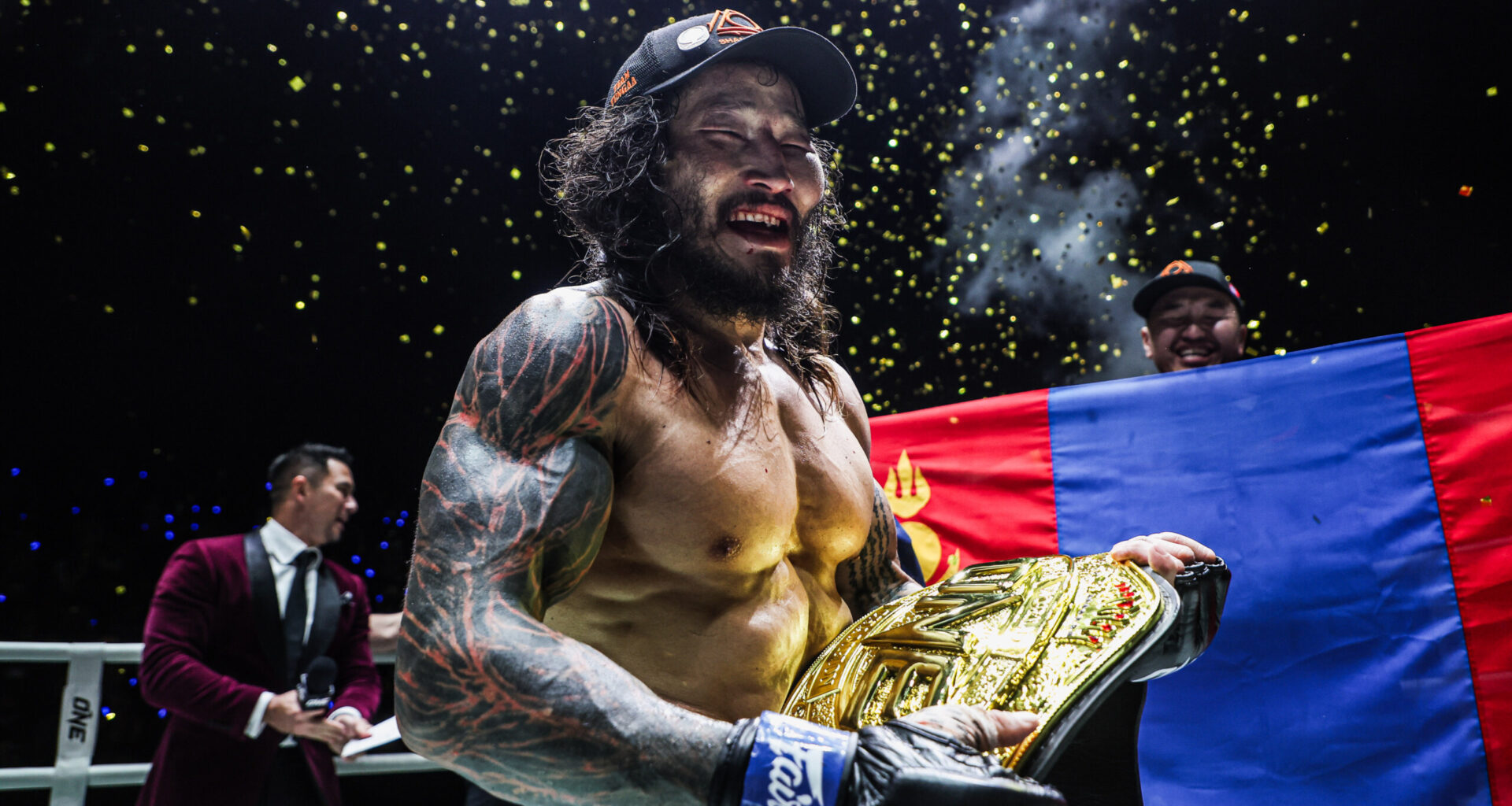 Enkh Orgil Baatarkhuu Fabricio Andrade ONE Fight Night 38 19