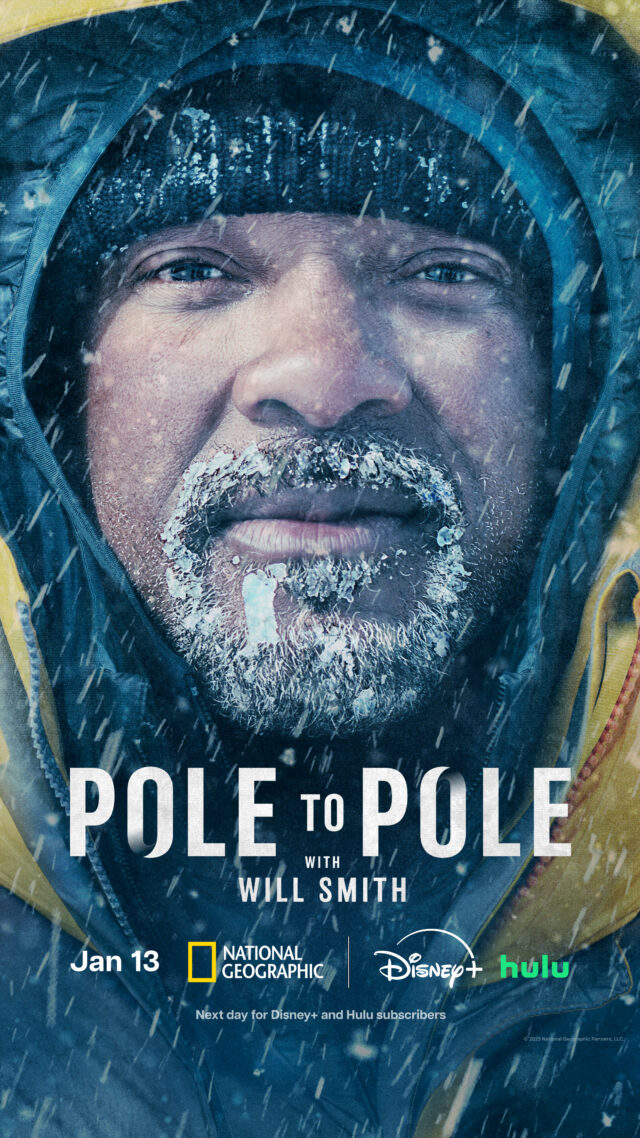 poster art showing bearded will smith in a parka with snow crystallizing on his beard