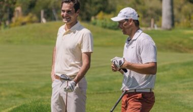 Federer y Nadal golf