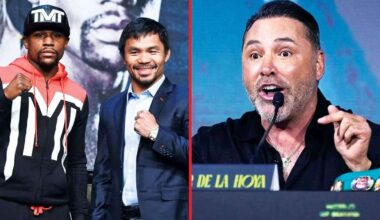 Oscar De La Hoya predicts Mayweather vs Pacquiao rematch as fight now ‘back on the table’