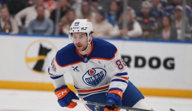 Oilers’ Mangiapane still on the block, Panarin watch on in New York