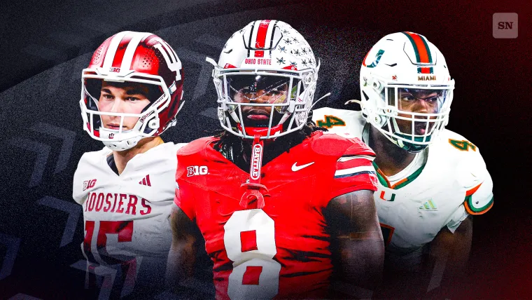 NFL Mock Draft 2026: Raiders land Indiana's Fernando Mendoza; Jets, Giants take Miami Hurricanes in top five image