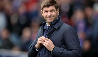 Steven Gerrard is proud of his players (Jane Barlow/PA)