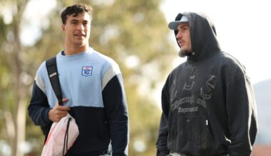 Joseph-Aukuso Suaalii reacts to NRL star Angus Crichton’s rugby deal