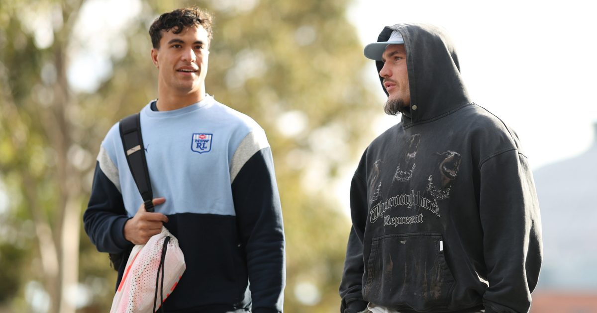 Joseph-Aukuso Suaalii reacts to NRL star Angus Crichton’s rugby deal