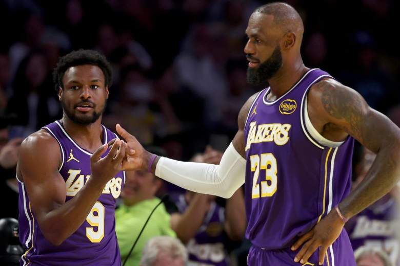 LeBron James, Bronny James, Lakers