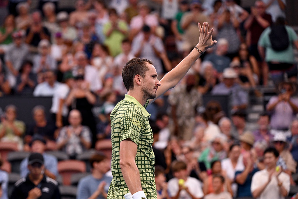 Medvedev puts on masterclass to oust Tiafoe, Lehecka out