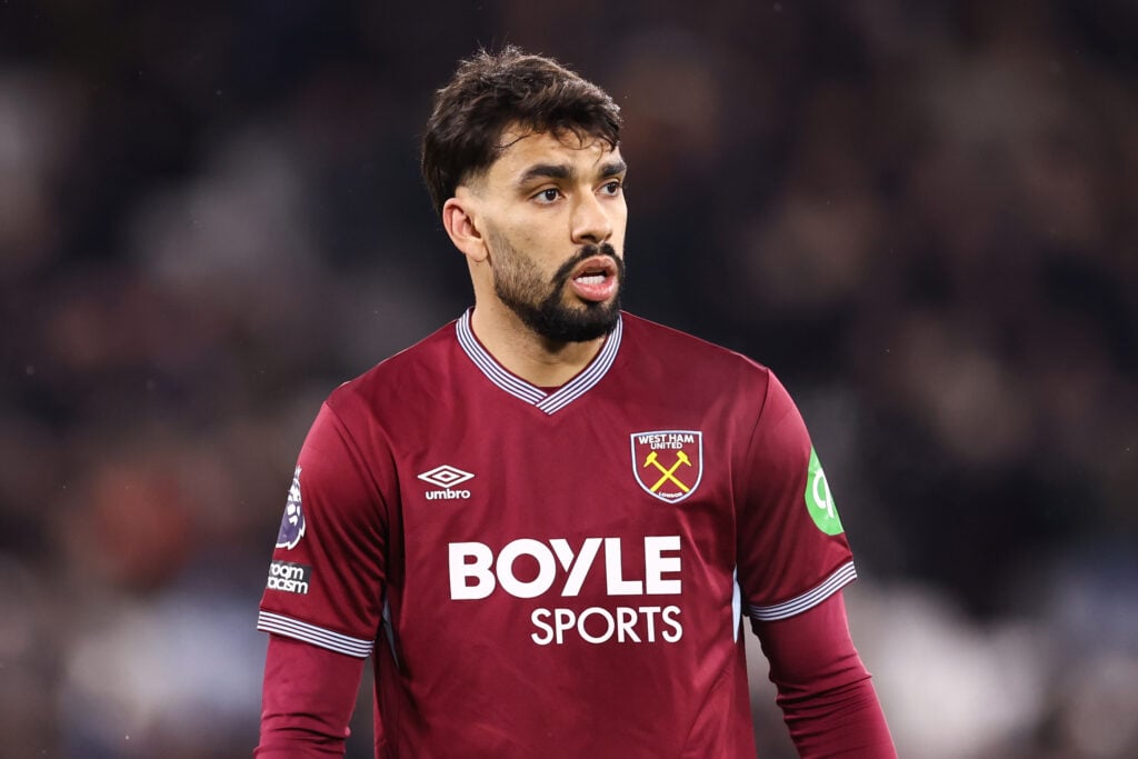 Lucas Paqueta during West Ham United v Nottingham Forest - Premier League