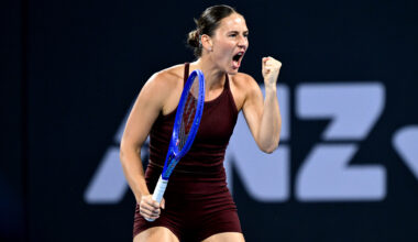 Kostyuk knocks out Pegula to set up Brisbane final against Sabalenka