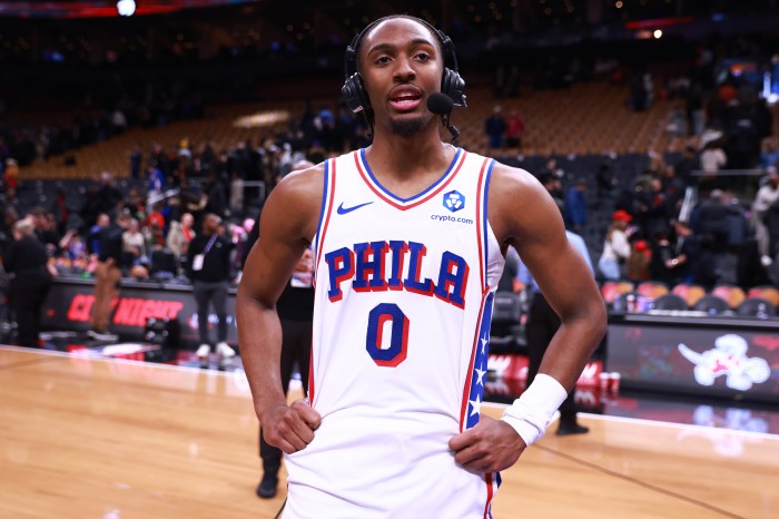 Philadelphia 76ers guard Tyrese Maxey